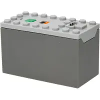 LEGO Hellgrau (lichtgrijs) batterijhouder voor 9V batterijen, Power Functions (87513c01) – nieuw