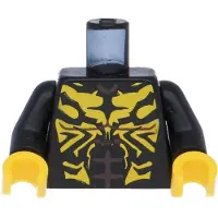 LEGO zwart torso, model SW Savage Opress, met zwarte armen / (973pb0961c01) – nieuw