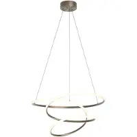 Eglo Racale Hanglamp - Ø 58 cm - Brons - Instelbaar wit licht (warm, neutraal en daglicht)