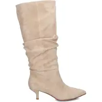 Stefano lauran Dames Laarzen E25555 - Beige - Maat 43