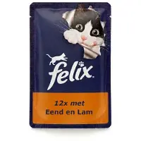 Felix Original Countryside Eend en Lam in Saus - Monopack - 12x85g