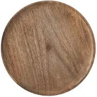 Mica Decorations Bord Duko Bruin D 30 H 2 Cm
