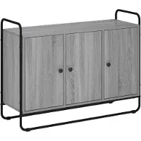 vidaXL Dressoir Grijs Sonoma 102 x 35 x 75 cm Bewerkt hout