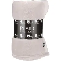Mica Decorations Famke Fleece Plaid - L180 x B130 cm - Beige