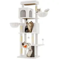 Feandrea kraboom, groot, 174 cm hoog, XL, met 2 holtes en 2 ligplaatsen