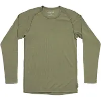 Devold of Norway - Thermokleding - Adventure Merino 190 Shirt M Lichen voor Unisex van Wol - Maat L - Kaki