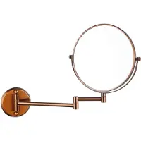 FortiFura Calvi make-upspiegel – rond Ø20 cm – 3x vergrotend – Koper geborsteld SW1126041