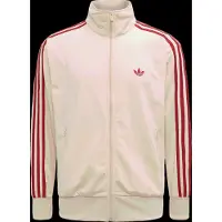 Adidas Sweatvest 'Firebird' chamois / karmijnrood