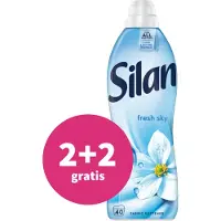 Silan 2+2 gratis: Wasverzachter Fresh Sky 40 Wasbeurten 880 ml