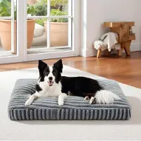 Markenlos – Hondenbed voor grote honden, wasbaar en afneembaar hondenkussen, antislip en ademend, 89 x 58 x 10 cm