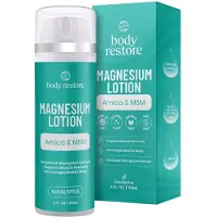 Body Restore Magnesium Crème Eucalyptus 118 ml - Magnesiumchloride Body Lotion - Met Menthol, Aloë Vera & Eucalyptusolie - Verkoelende Lichaamscrème
