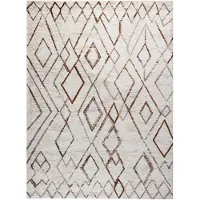 FRAAI Hoogpolig vloerkleed - Blend Diamond Terracotta - 120x170cm