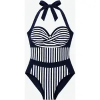 MILENKA Badpak 'Marine swimsuit' navy