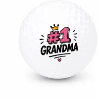 Wilson Golfballen Best Grandma - Oma Golf Cadeau - 2 stuks - Bedrukte Golfballen