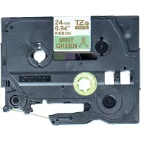Brother TZe-RM54 - Zijdeachtig - Goud op mintgroen - Rol (2,4 cm x 4 m) 1 cassette(s) - geschikt voor PT-D600, P-Touch PT-3600, D600, D800, E550, P750, P900, P950, P-Touch EDGE PT-P750