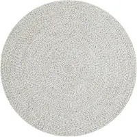 NORTHRUGS Jute Buitenkleed Braids Rond - Grijs ø 150 cm