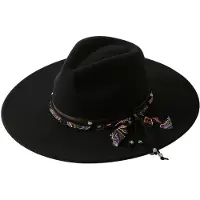 Emilie collection Hoed 'Fedora' zwart