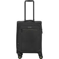 D & n lederwaren Trolley 'Travel Line 9704' zwart