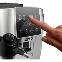 De'Longhi volautomatische koffiemachine Magnifica Start ECAM 220.80.SB, voor bonen/poeder, 1450 W, tot 1,8 l/250 g, LatteCrema Hete melk-systeem, zilver-zwart