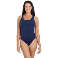 Zoggs Cottesloe Powerback Swimsuit Blauw 40 Vrouw