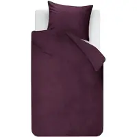 Ambiante Dekbedovertrek Velvety Burgundy Velvet-140 x 200 / 220 cm | 1-Persoons