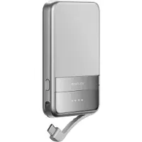 EcoFlow Rapid 5000 Powerbank 5000 mAh Magsafe, Qi Wireless Charging Li-ion USB-C, Wireless Charging Zilver