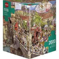 Heye Puzzle Triangle Box - Street Parade Puzzel (2000 stukjes)