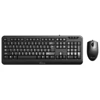 MediaRange MROS108-GR Tastatur+Maus USB 2.0 schwarz QWERTY