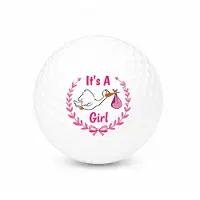 Wilson Golfballen It's a Girl - Geboorte Golf Cadeau - 2 stuks - Bedrukte Golfballen
