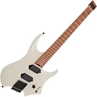 G4M 529 Headless Electric Guitar Ivory