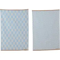 Mette Ditmer Mini-Max keukendoek 2-pack Blauw (blauw), 50x70 cm