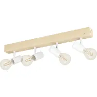 Eglo TOWNSHEND 3, E27, 220-240 V, Bruin, Wit