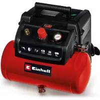Einhell Compressor Tc-ac 190/6/8 Of - Olievrij - 6l - 8 Bar - 1200w
