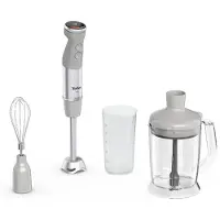 Tefal Quickchef+ HB67MB30, Dompelstokmixer, Kan ijs crushen, 1000 W, Grijs, RVS