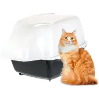 Ferplast kattenbak cosmic outdoor zwart