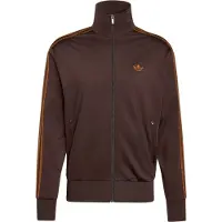 Adidas Originals Sweatvest 'Firebird' ombergrijs / donkerbruin