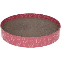 Big Buy Cooking Kartonnen speelgoed voor katten, ronde krabplank, 5,5 cm hoog, diameter 34 cm