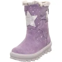 Superfit FLAVIA Kinderschuhe Mädchen Reißverschluss Winterstiefel Violett