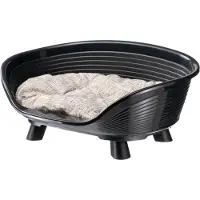 Ferplast Basket - - THRONE 4 - With relax cushion - Black