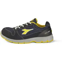 Diadora Unisex Run Text Low S1P SRC ESD, Donkerblauw/Donkerblauw, maat 46 EU