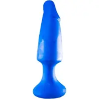 All Blue Buttplug 35 x 6,5 cm - blauw