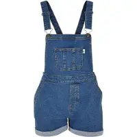 Urban Classics Tuinbroek jeans blauw denim