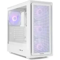 Nox Xtreme Hummer NXHUMMERAEROWH, Midi-tower, PC-behuizing, Wit, ATX, ITX, Micro ATX, Roestvrij staal, Gehard glas, Interne ventilatoren