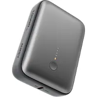 Aukey PB-Y55 - Powerbank van 10.000mAh - 22.5W - Geïntegreerde USB-C kabel - Storm Gray