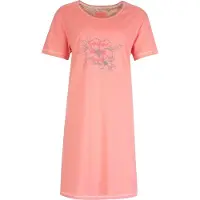 Irresistible Dames Nachthemd - Slaapkleed - Katoen - Roze - Maat XL