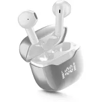 Cellularline 8018080491856, True Wireless Stereo (TWS), Gesprekken/muziek, 110 g, Koptelefoon met microfoon, Wit
