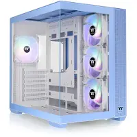 Thermaltake PC Case - - View 380 TG ARGB Hydrangea Blue - Mid-tower - ATX - Tempered Glass - Blue
