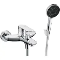 Kielle Vega - Badkraan met accessoires EcoSpare, chroom 10318SN10