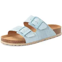 Tamaris Damen slippers, biologisch/huis, leer, blauw, maat 41 EU
