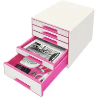 Leitz 5214 WOW ladeblok roze metallic (5 laden)